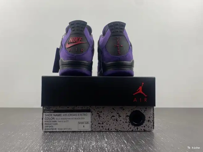Reps TBK Suede x Air Jordan Scott Purple Travis 4 0602
